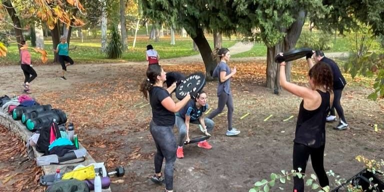 Gimnasio al aire libre en Arganzuela, Madrid